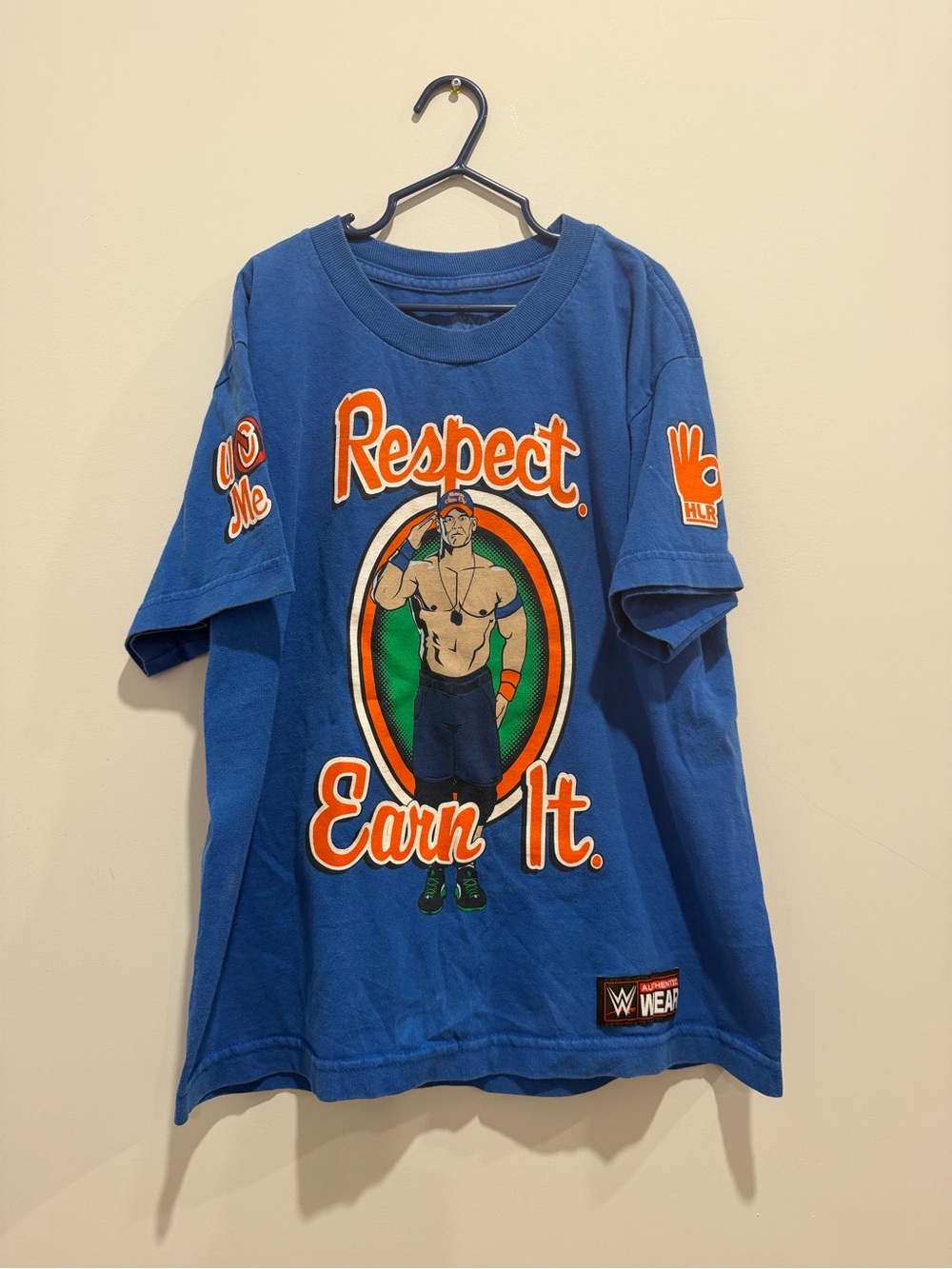 WWE John Cena Graphic Tee with Front & Back Hit Youth Medium